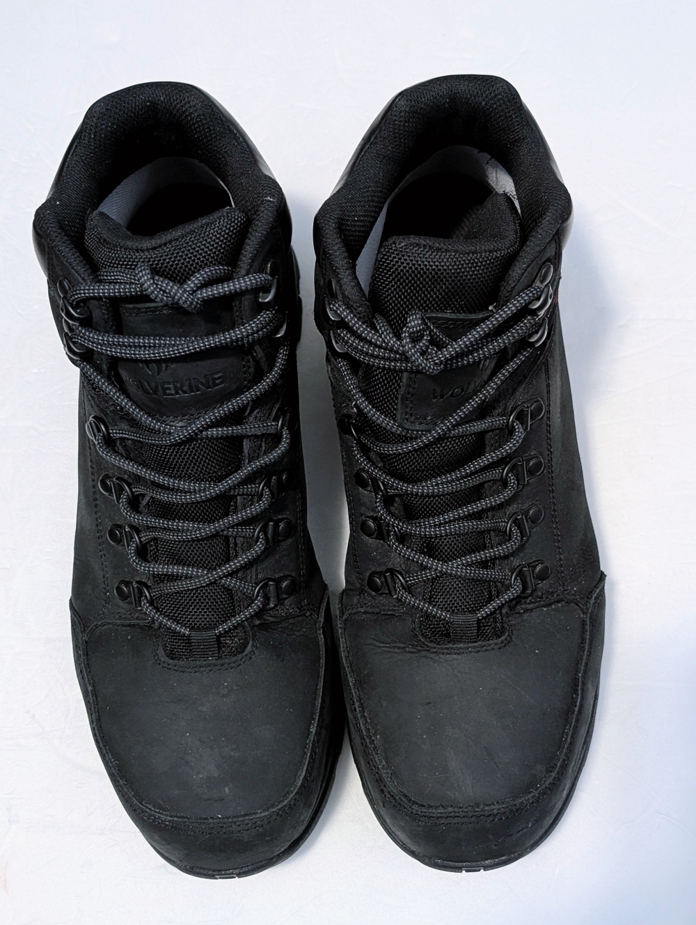 Wolverine Grayson Mid Steel Toe Black Waterproof Work Boots W211042  Sz 11M